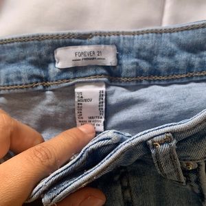 Light blue jeggings